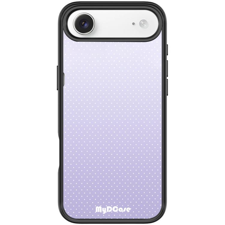 For iPhone Air Light Purple Dots Pattern Magnetic Phone Case
