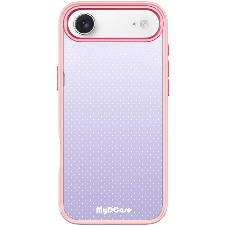 For iPhone Air Light Purple Dots Pattern Magnetic Phone Case