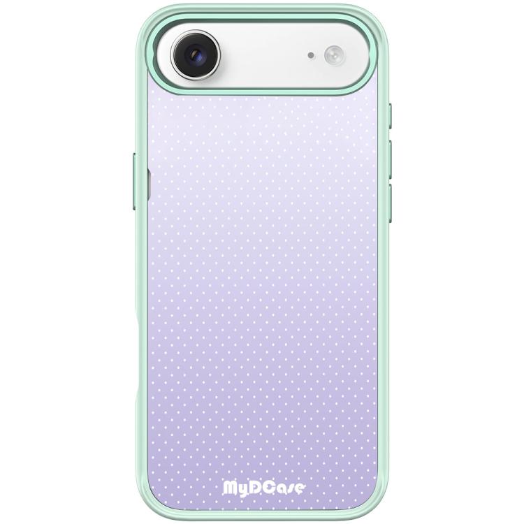 For iPhone Air Light Purple Dots Pattern Magnetic Phone Case