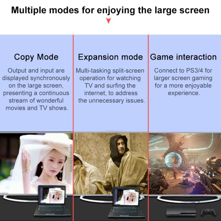 HDMI 2.0 4K HD Gold-Plated Video Connection Cable for TV Set-Top Box, PC Monitor, Projectors, Length:8m - Black