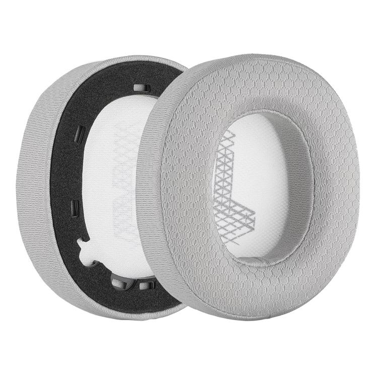 For JBL Live 650BTNC / 660NC / E65BTNC / Duet NC XDcase 1 Pair Headset Replacement Ear Pads with Prying Tool - Mesh Fabric-Grey