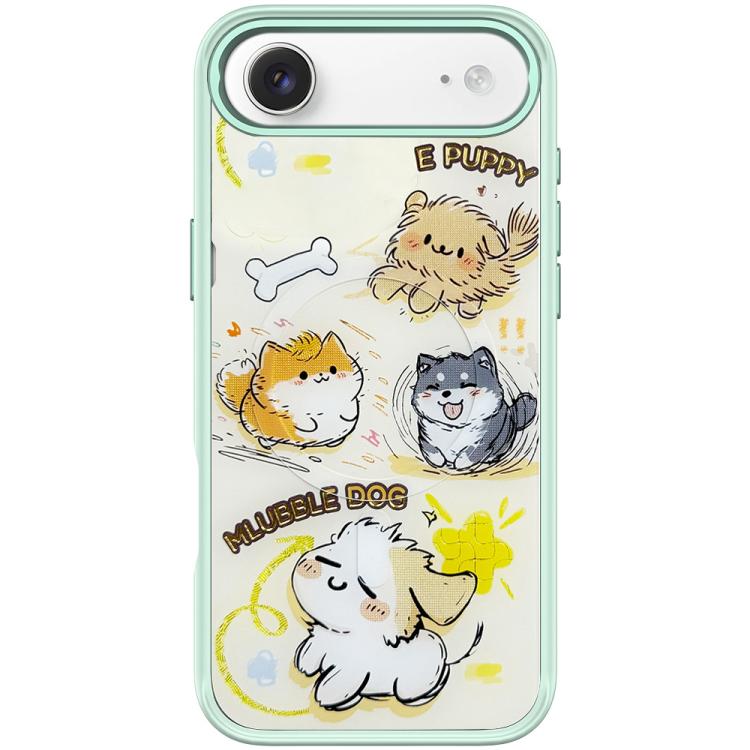 For iPhone Air Adorable Whirlwind Dog Pattern Magnetic Phone Case
