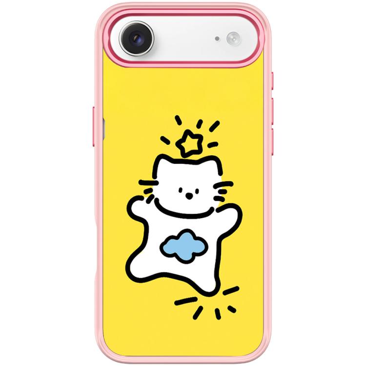 For iPhone Air Adorable Stars Cloud Cat Pattern Magnetic Phone Case