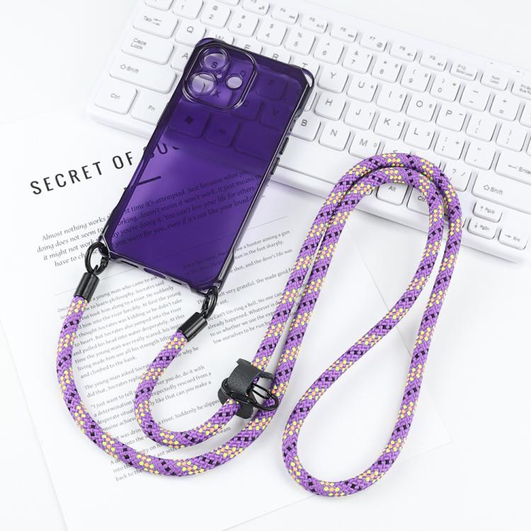 For iPhone 17 Four-corner Shockproof TPU Phone Case with Lanyard