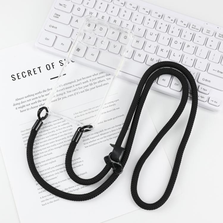 For iPhone 17 Four-corner Shockproof TPU Phone Case with Lanyard
