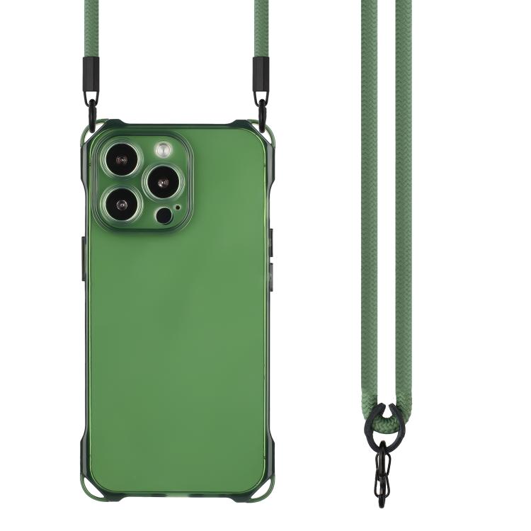For iPhone 17 Four-corner Shockproof TPU Phone Case with Lanyard