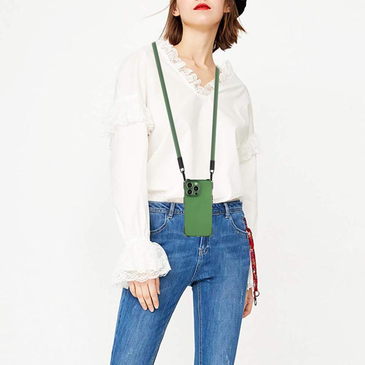 For iPhone 17 Four-corner Shockproof TPU Phone Case with Lanyard