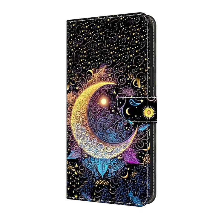 For Samsung Galaxy A57 5G Crystal-Like Painted Vegan Leather Phone Case