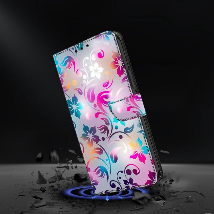 For Samsung Galaxy A57 5G Crystal-Like Painted Vegan Leather Phone Case