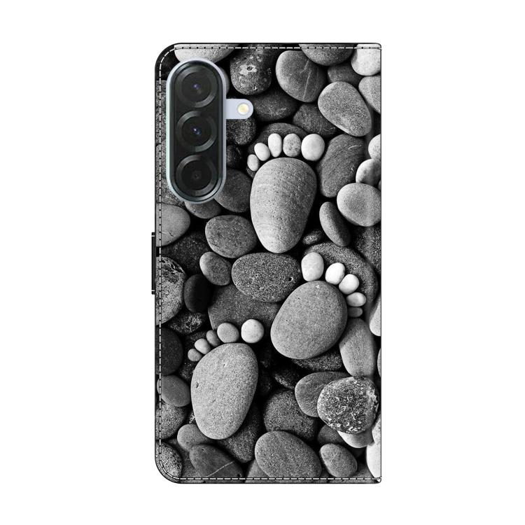 For Samsung Galaxy A57 5G Crystal-Like Painted Vegan Leather Phone Case