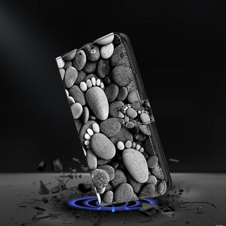 For Samsung Galaxy A57 5G Crystal-Like Painted Vegan Leather Phone Case