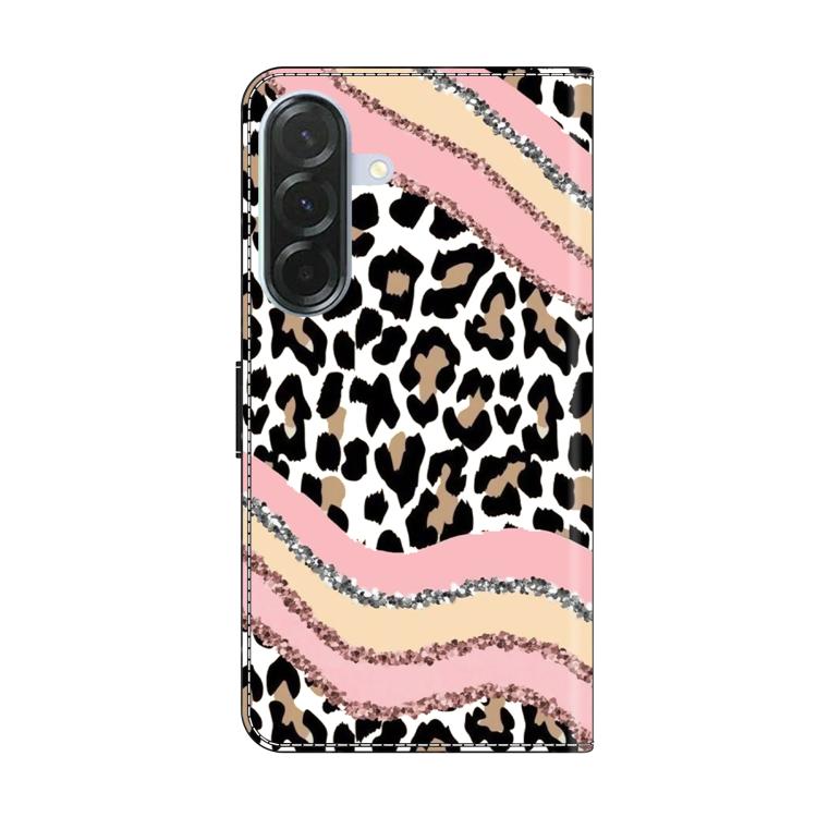 For Samsung Galaxy A57 5G Crystal-Like Painted Vegan Leather Phone Case