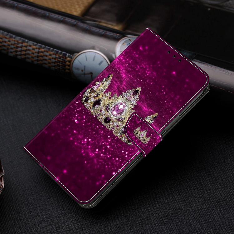 For Samsung Galaxy A57 5G Crystal-Like Painted Vegan Leather Phone Case