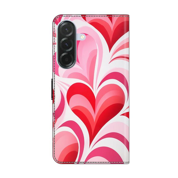 For Samsung Galaxy A37 5G Crystal-Like Painted Vegan Leather Phone Case