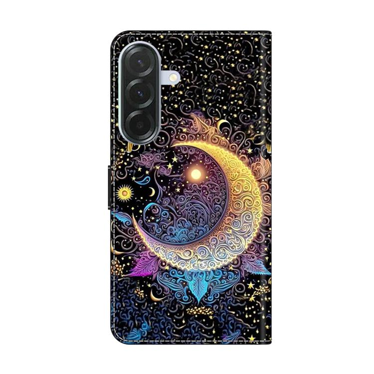 For Samsung Galaxy A37 5G Crystal-Like Painted Vegan Leather Phone Case