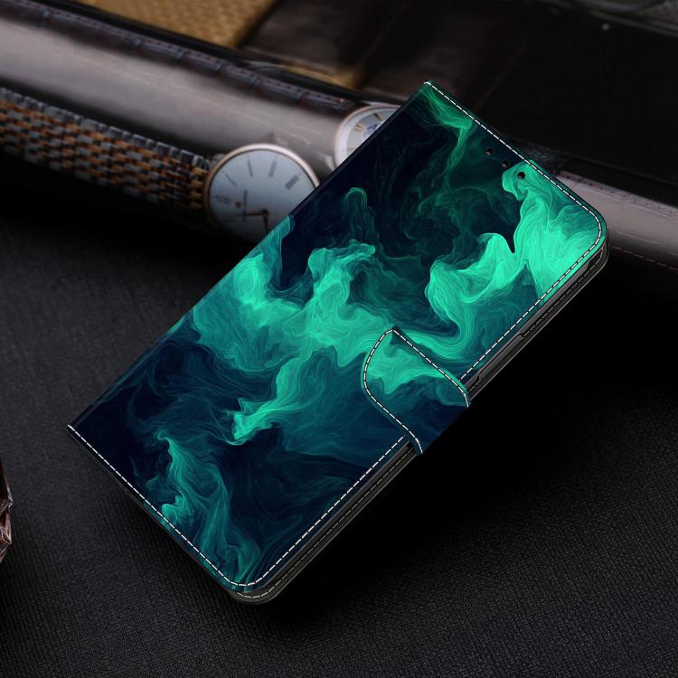 For Samsung Galaxy A37 5G Crystal-Like Painted Vegan Leather Phone Case