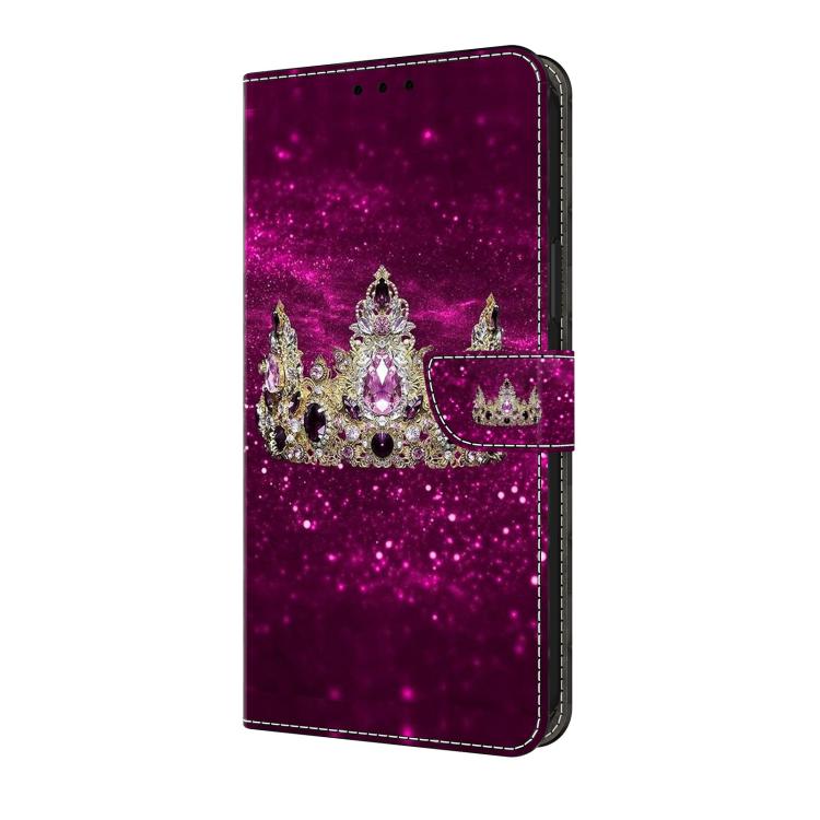 For Samsung Galaxy A37 5G Crystal-Like Painted Vegan Leather Phone Case
