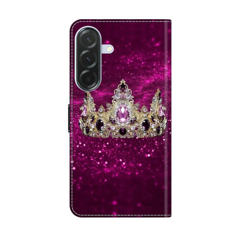For Samsung Galaxy A37 5G Crystal-Like Painted Vegan Leather Phone Case