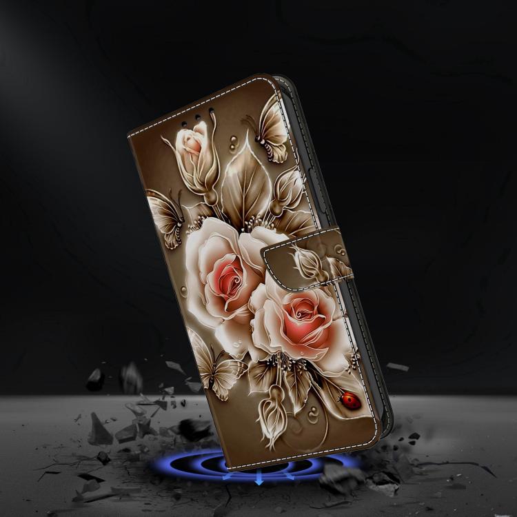 For Samsung Galaxy A37 5G Crystal-Like Painted Vegan Leather Phone Case