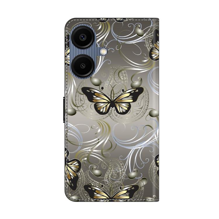 For Samsung Galaxy A07 4G / 5G Crystal-Like Painted Vegan Leather Phone Case