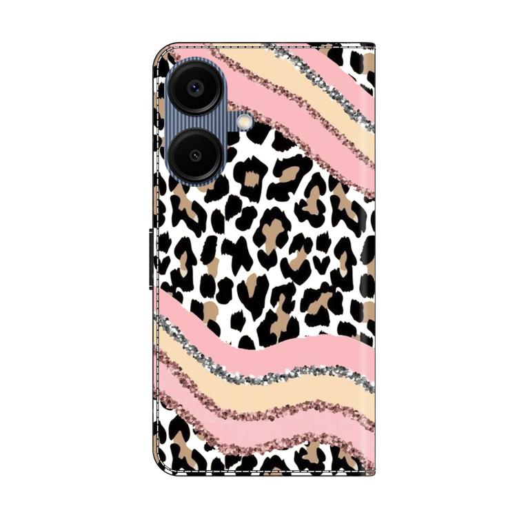 For Samsung Galaxy A07 4G / 5G Crystal-Like Painted Vegan Leather Phone Case