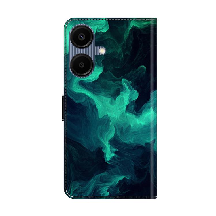 For Samsung Galaxy A07 4G / 5G Crystal-Like Painted Vegan Leather Phone Case