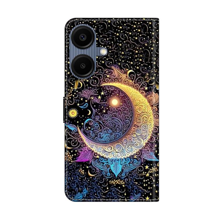 For Samsung Galaxy A06 4G / 5G Crystal-Like Painted Vegan Leather Phone Case