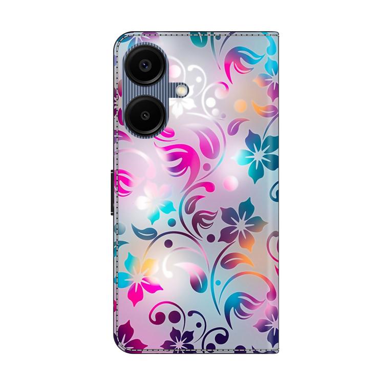 For Samsung Galaxy A06 4G / 5G Crystal-Like Painted Vegan Leather Phone Case