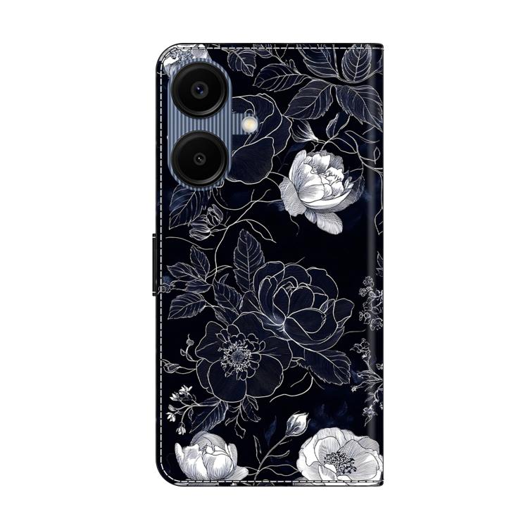 For Samsung Galaxy A06 4G / 5G Crystal-Like Painted Vegan Leather Phone Case