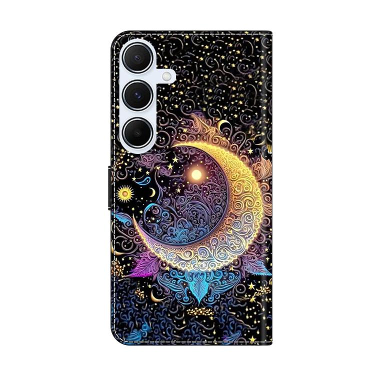 For Samsung Galaxy A25 5G Crystal-Like Painted Vegan Leather Phone Case