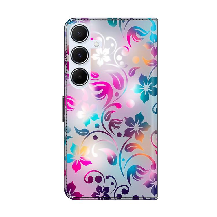 For Samsung Galaxy A25 5G Crystal-Like Painted Vegan Leather Phone Case
