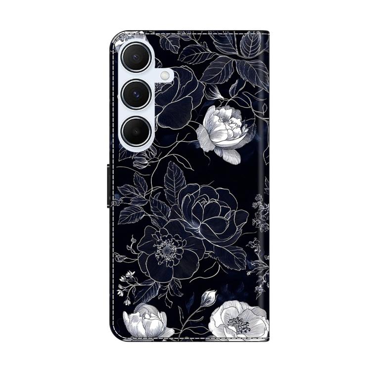 For Samsung Galaxy A25 5G Crystal-Like Painted Vegan Leather Phone Case