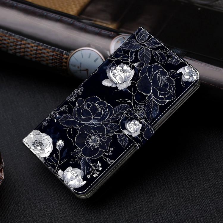 For Samsung Galaxy A25 5G Crystal-Like Painted Vegan Leather Phone Case