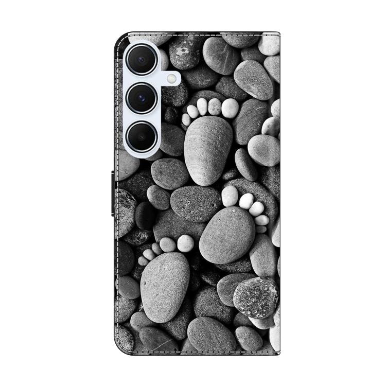 For Samsung Galaxy A25 5G Crystal-Like Painted Vegan Leather Phone Case