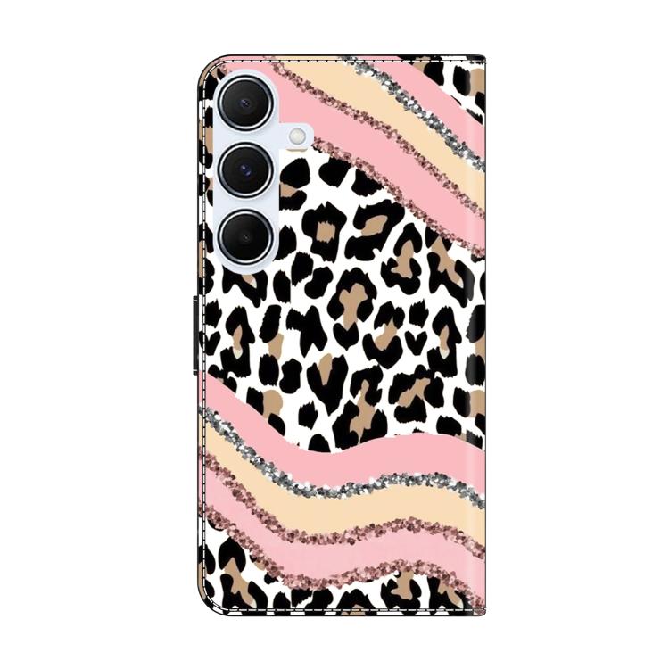 For Samsung Galaxy A25 5G Crystal-Like Painted Vegan Leather Phone Case