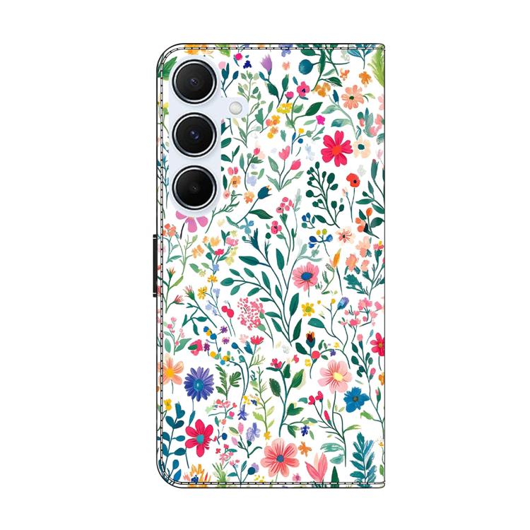 For Samsung Galaxy A25 5G Crystal-Like Painted Vegan Leather Phone Case