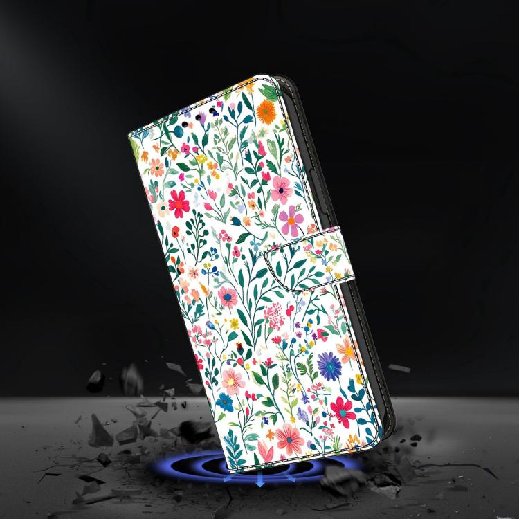 For Samsung Galaxy A25 5G Crystal-Like Painted Vegan Leather Phone Case