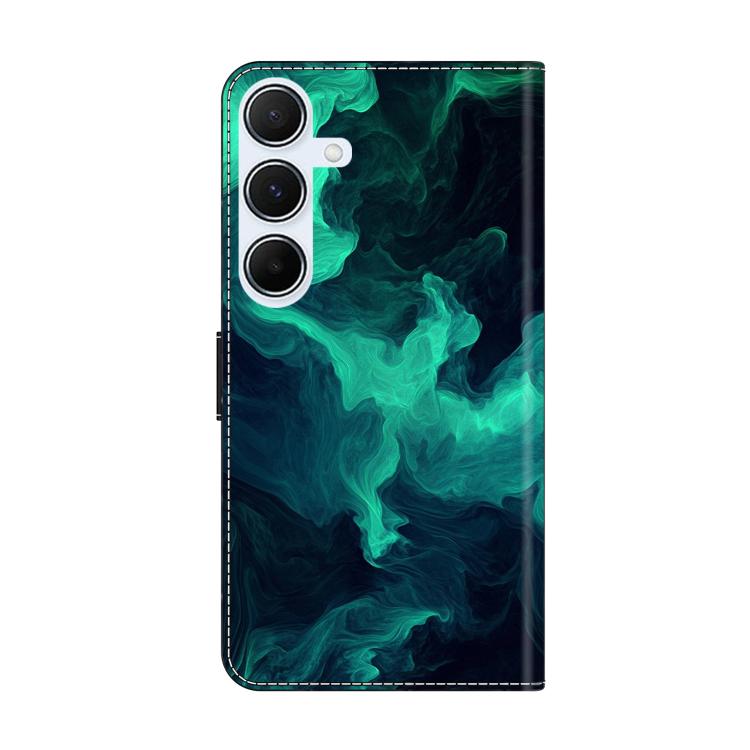 For Samsung Galaxy A25 5G Crystal-Like Painted Vegan Leather Phone Case