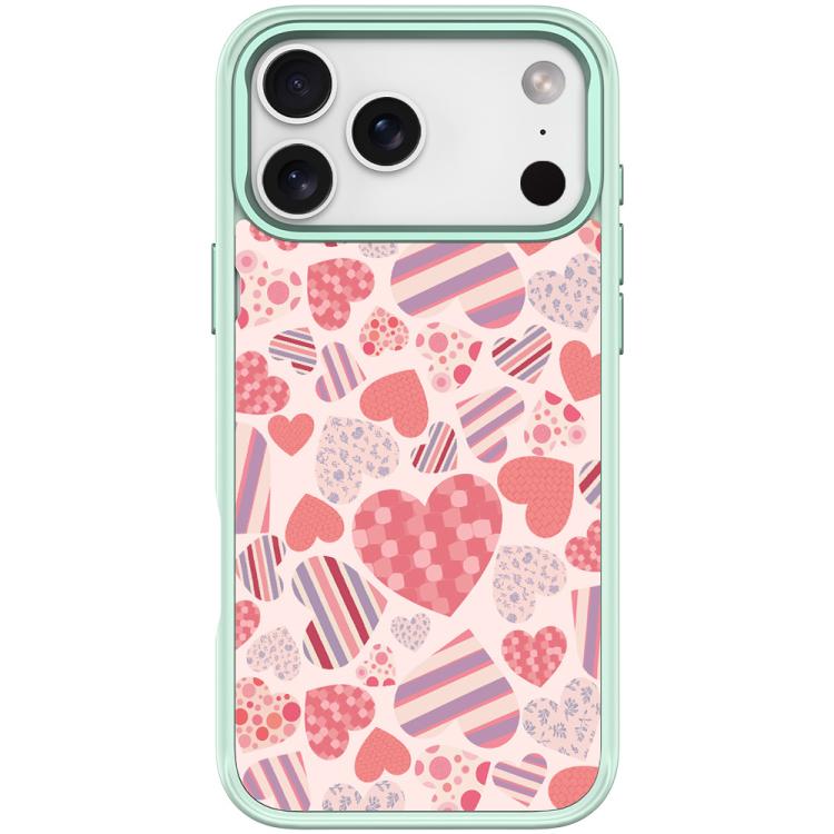For iPhone 17 Pro Max Heart Collection Pattern Magnetic Phone Case