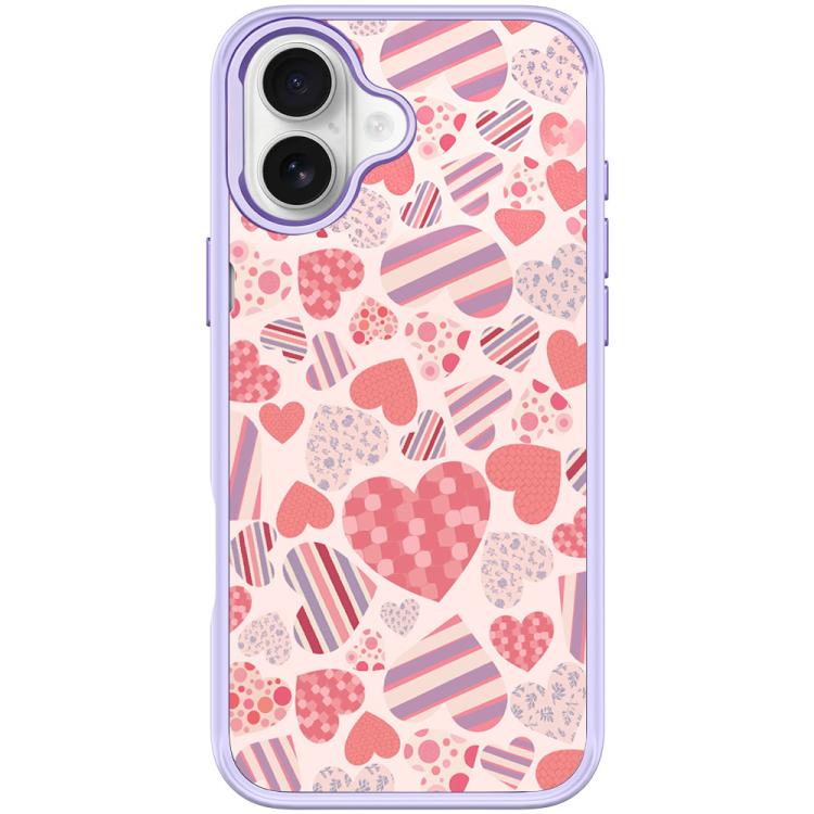 For iPhone 17 Heart Collection Pattern Magnetic Phone Case