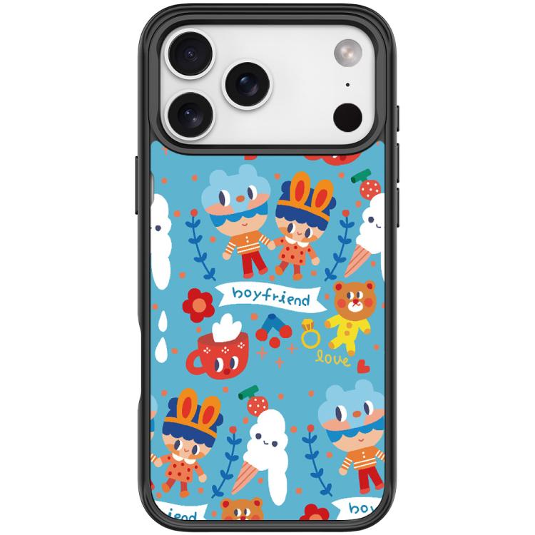 For iPhone 17 Pro Max Ice Cream Pattern Magnetic Phone Case