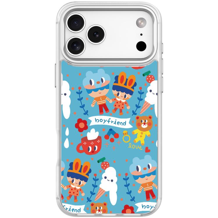 For iPhone 17 Pro Ice Cream Pattern Magnetic Phone Case