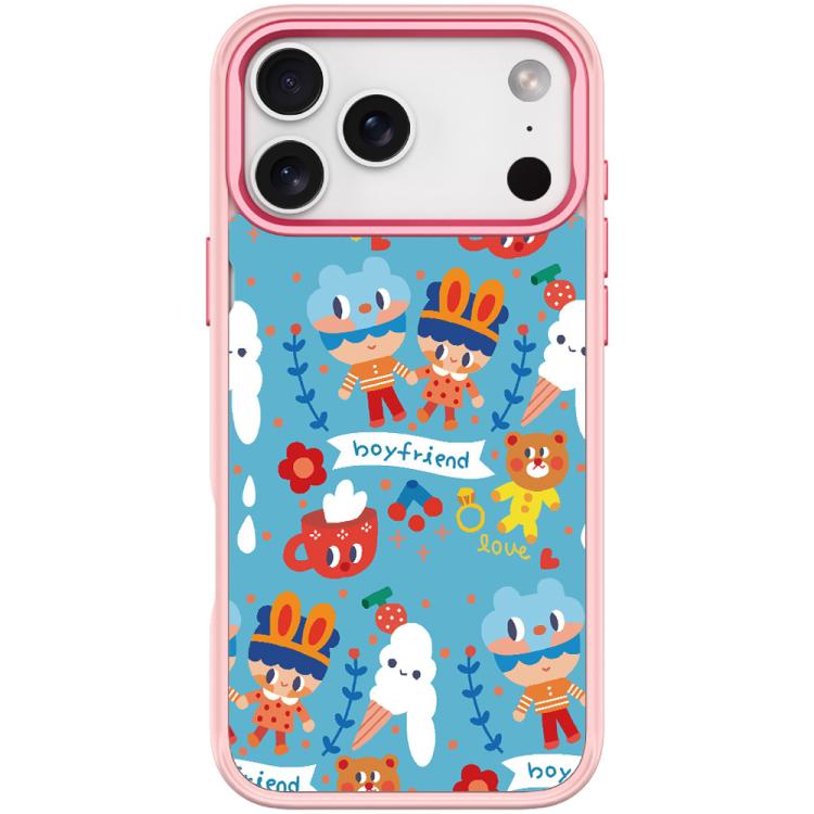 For iPhone 17 Pro Ice Cream Pattern Magnetic Phone Case