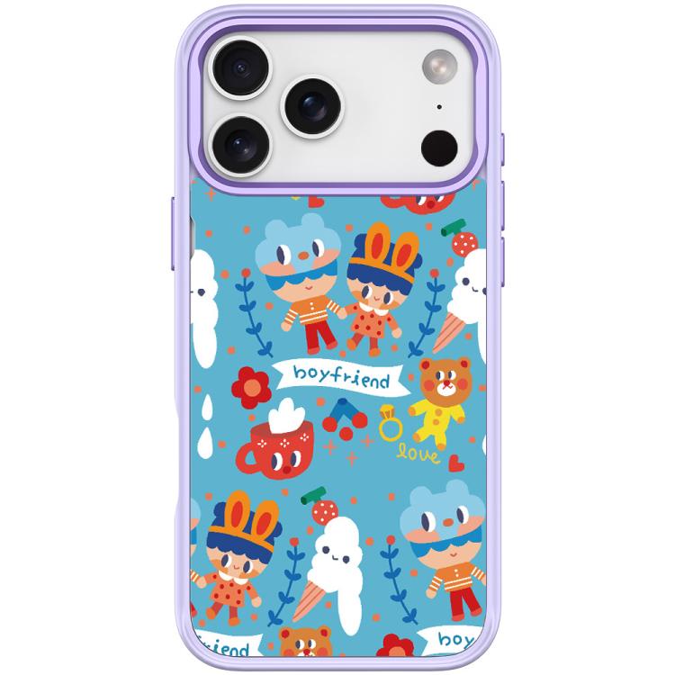 For iPhone 17 Pro Ice Cream Pattern Magnetic Phone Case