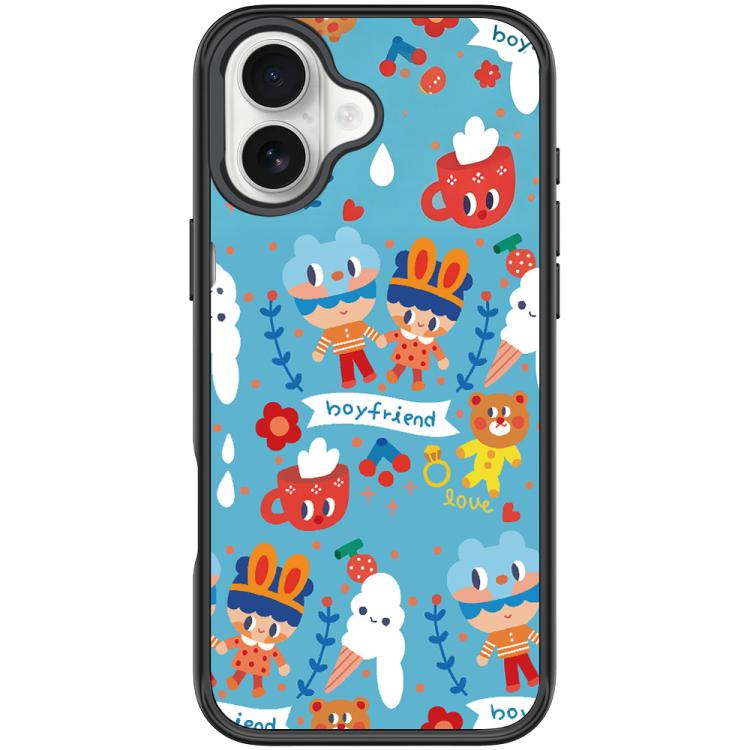 For iPhone 17 Ice Cream Pattern Magnetic Phone Case