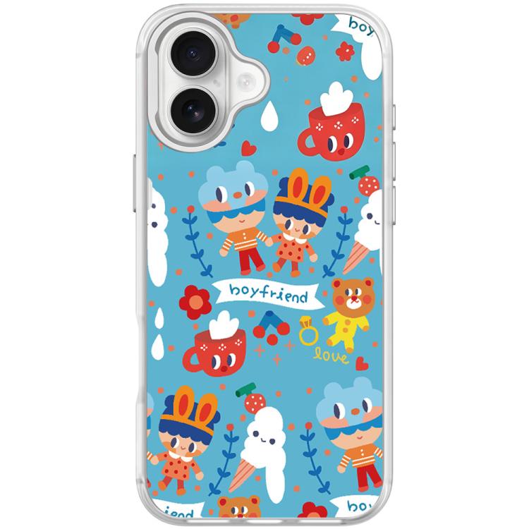 For iPhone 17 Ice Cream Pattern Magnetic Phone Case