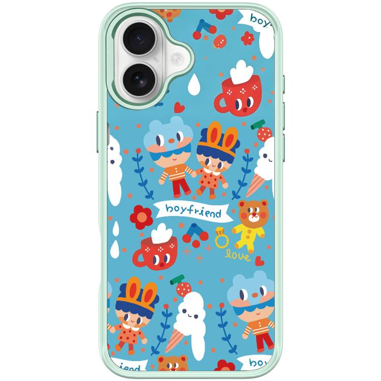 For iPhone 17 Ice Cream Pattern Magnetic Phone Case