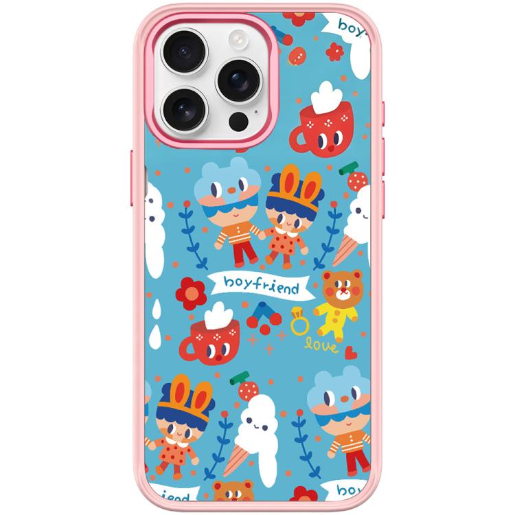 For iPhone 15 Pro Ice Cream Pattern Magnetic Phone Case