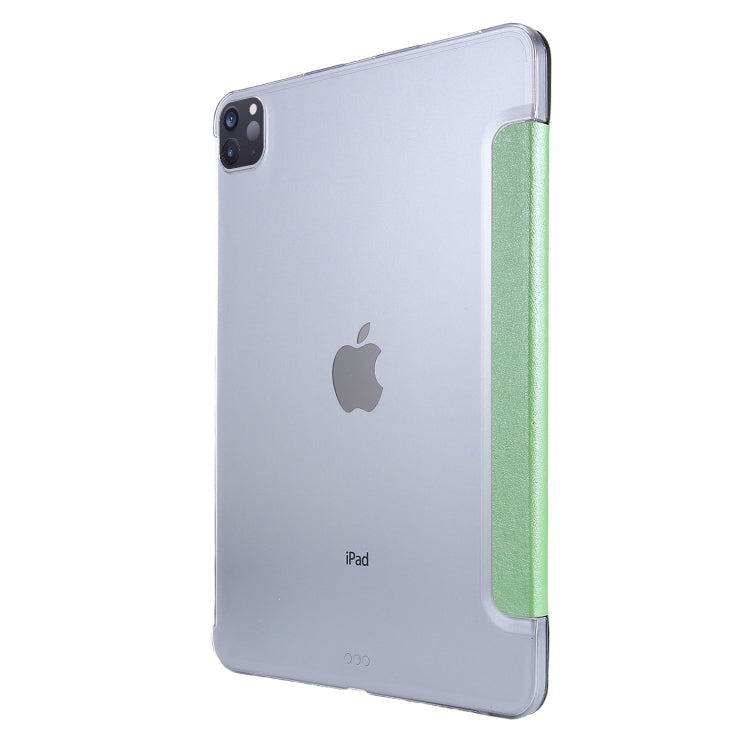 Silk Texture Horizontal Flip Magnetic PU Leather Case with Three-folding Holder & Sleep / Wake-up Function For iPad Air 2022 / 2020 10.9