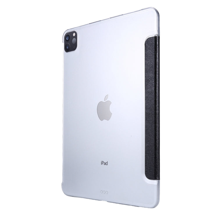 Silk Texture Horizontal Flip Magnetic PU Leather Case with Three-folding Holder & Sleep / Wake-up Function For iPad Air 2022 / 2020 10.9
